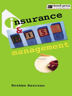cover image of Insurance & Risk Management